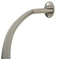 Zenith Products Zenith Products 35603BN06 72 in. Brushed Nickel Adjustable Curved Shower Rod 35603BN06